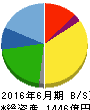 東京製鐵 貸借対照表 2016年6月期 東京製鐵 貸借対照表 2016年6月期