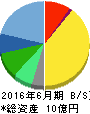 データホライゾン 貸借対照表 2016年6月期 データホライゾン 貸借対照表 2016年6月期
