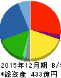 桧家ホールディングス 貸借対照表 2015年12月期 桧家ホールディングス 貸借対照表 2015年12月期