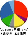 OCHIホールディングス 貸借対照表 2016年3月期 OCHIホールディングス 貸借対照表 2016年3月期