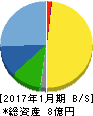 SAMURAI&J PARTNERS 貸借対照表 2017年1月期 SAMURAI&J PARTNERS 貸借対照表 2017年1月期