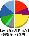 サンワカンパニー 貸借対照表 2016年9月期 サンワカンパニー 貸借対照表 2016年9月期