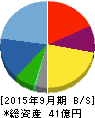 サンワカンパニー 貸借対照表 2015年9月期 サンワカンパニー 貸借対照表 2015年9月期
