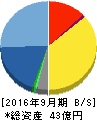 PCIホールディングス 貸借対照表 2016年9月期 PCIホールディングス 貸借対照表 2016年9月期