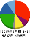 北川精機 貸借対照表 2015年6月期 北川精機 貸借対照表 2015年6月期