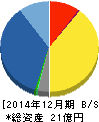ルーデン・ホールディングス 貸借対照表 2014年12月期 ルーデン・ホールディングス 貸借対照表 2014年12月期