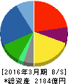 シップヘルスケアホールディングス 貸借対照表 2016年3月期 シップヘルスケアホールディングス 貸借対照表 2016年3月期