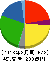 井村屋グループ 貸借対照表 2016年3月期 井村屋グループ 貸借対照表 2016年3月期