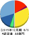 ソフトブレーン 貸借対照表 2015年12月期 ソフトブレーン 貸借対照表 2015年12月期