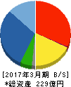 森組 貸借対照表 2017年3月期 森組 貸借対照表 2017年3月期