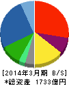 シップヘルスケアホールディングス 貸借対照表 2014年3月期 シップヘルスケアホールディングス 貸借対照表 2014年3月期