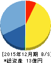 グランディーズ 貸借対照表 2015年12月期 グランディーズ 貸借対照表 2015年12月期