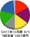 日新製鋼 貸借対照表 2011年12月期