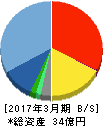 Eストアー 貸借対照表 2017年3月期 Eストアー 貸借対照表 2017年3月期
