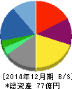 ソルクシーズ 貸借対照表 2014年12月期 ソルクシーズ 貸借対照表 2014年12月期