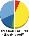 ユビテック 貸借対照表 2014年6月期 ユビテック 貸借対照表 2014年6月期