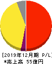 日本和装ホールディングス 損益計算書 2019年12月期