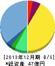 ジーエヌアイグループ 貸借対照表 2013年12月期 ジーエヌアイグループ 貸借対照表 2013年12月期