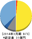 テクノマセマティカル 貸借対照表 2014年3月期 テクノマセマティカル 貸借対照表 2014年3月期