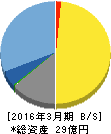 テクノマセマティカル 貸借対照表 2016年3月期 テクノマセマティカル 貸借対照表 2016年3月期