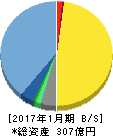 ACCESS 貸借対照表 2017年1月期 ACCESS 貸借対照表 2017年1月期