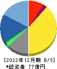 テクノスジャパン 貸借対照表 2022年12月期