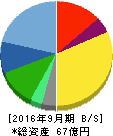 トスネット 貸借対照表 2016年9月期 トスネット 貸借対照表 2016年9月期