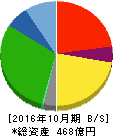 日本ハウスホールディングス 貸借対照表 2016年10月期 日本ハウスホールディングス 貸借対照表 2016年10月期