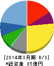 サイネックス 貸借対照表 2014年3月期 サイネックス 貸借対照表 2014年3月期
