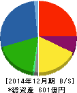 オエノンホールディングス 貸借対照表 2014年12月期 オエノンホールディングス 貸借対照表 2014年12月期