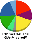 総合メディカル 貸借対照表 2017年3月期 総合メディカル 貸借対照表 2017年3月期