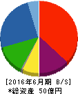 郷鉄工所 貸借対照表 2016年6月期 郷鉄工所 貸借対照表 2016年6月期