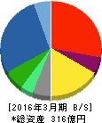 フマキラー 貸借対照表 2016年3月期 フマキラー 貸借対照表 2016年3月期
