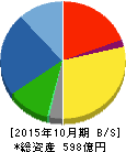 泉州電業 貸借対照表 2015年10月期 泉州電業 貸借対照表 2015年10月期