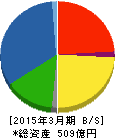 CKサンエツ 貸借対照表 2015年3月期 CKサンエツ 貸借対照表 2015年3月期