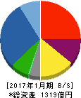 丸善CHIホールディングス 貸借対照表 2017年1月期 丸善CHIホールディングス 貸借対照表 2017年1月期