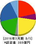 植木組 貸借対照表 2016年3月期 植木組 貸借対照表 2016年3月期