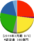 井村屋グループ 貸借対照表 2019年3月期