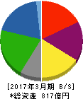 東京製綱 貸借対照表 2017年3月期 東京製綱 貸借対照表 2017年3月期