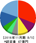 アクトコール 貸借対照表 2016年11月期 アクトコール 貸借対照表 2016年11月期
