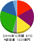 SBSホールディングス 貸借対照表 2016年12月期 SBSホールディングス 貸借対照表 2016年12月期