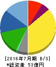 ティーライフ 貸借対照表 2016年7月期 ティーライフ 貸借対照表 2016年7月期