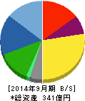 日本マイクロニクス 貸借対照表 2014年9月期 日本マイクロニクス 貸借対照表 2014年9月期