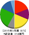 ツカモトコーポレーション 貸借対照表 2015年3月期 ツカモトコーポレーション 貸借対照表 2015年3月期