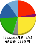 竹田ｉＰホールディングス 貸借対照表 2022年3月期