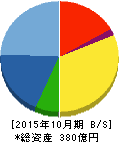 ファースト住建 貸借対照表 2015年10月期 ファースト住建 貸借対照表 2015年10月期
