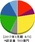 日本化学工業 貸借対照表 2017年3月期 日本化学工業 貸借対照表 2017年3月期