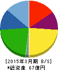 シーティーエス 貸借対照表 2015年3月期 シーティーエス 貸借対照表 2015年3月期