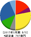 アキレス 貸借対照表 2017年3月期 アキレス 貸借対照表 2017年3月期