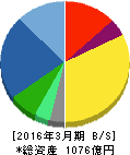 デサント 貸借対照表 2016年3月期 デサント 貸借対照表 2016年3月期